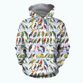 3D All Over Printed Parrots Shirts-Apparel-6teenth World-Hoodie-S-Vibe Cosy™