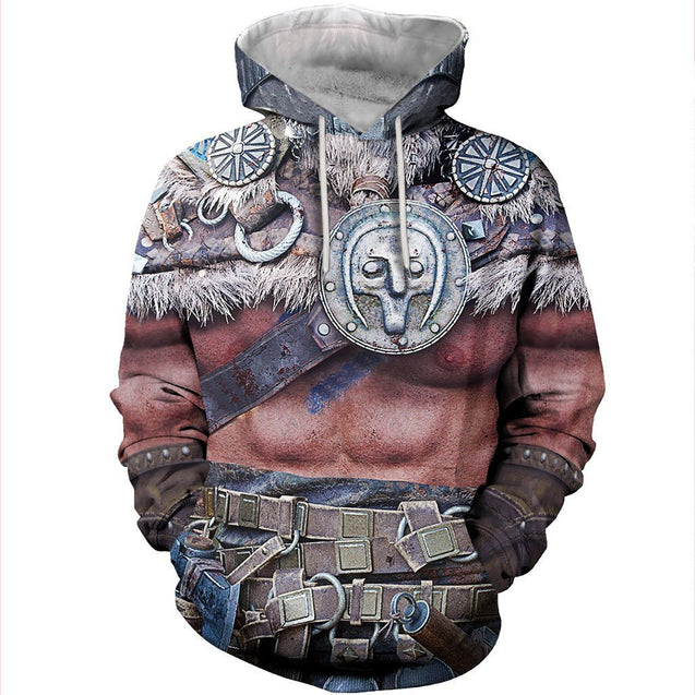 3D All Over Printed Viking Warrior Shirts-Apparel-HP Arts-Hoodie-S-Vibe Cosy™