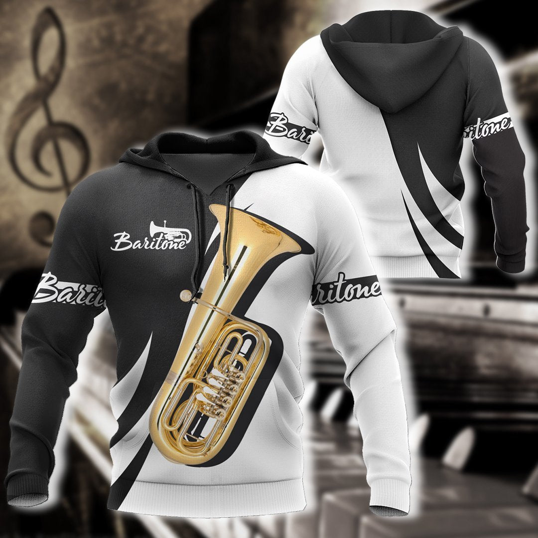 Baritone music 3d hoodie shirt for men and women HG HAC27128-Apparel-HG-Zip hoodie-S-Vibe Cosy™
