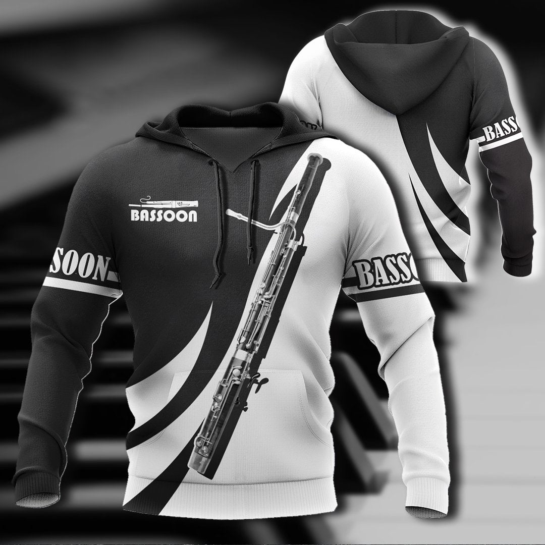 Bassoon music 3d hoodie shirt for men and women HG HAC24121-Apparel-HG-Zip hoodie-S-Vibe Cosy™