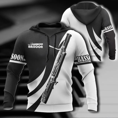Bassoon music 3d hoodie shirt for men and women HG HAC24121-Apparel-HG-Zip hoodie-S-Vibe Cosy™