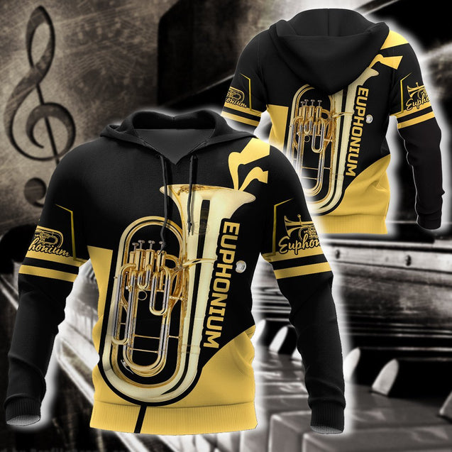 Euphonium music 3d hoodie shirt for men and women HG HAC090110-Apparel-HG-Zip hoodie-S-Vibe Cosy™