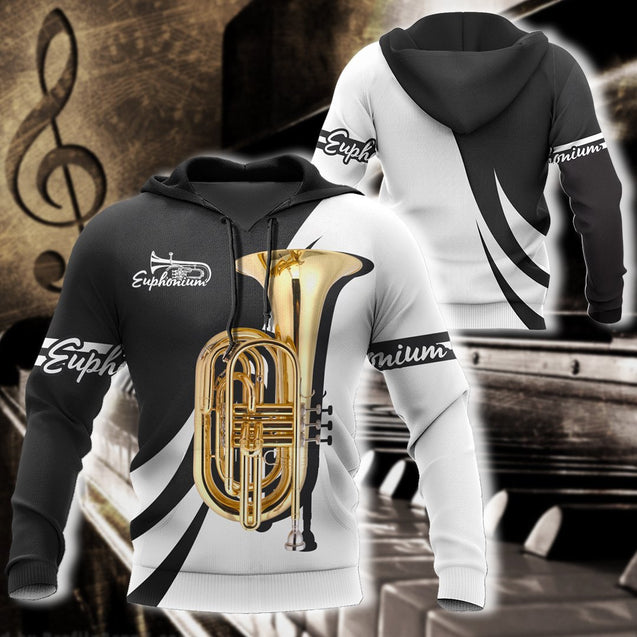 Euphonium music 3d hoodie shirt for men and women HG HAC040106-Apparel-HG-Zip hoodie-S-Vibe Cosy™