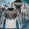 Viking Hoodie - Wolf And Guard-Apparel-HP Arts-Hoodie-S-Vibe Cosy™