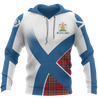 Scottish Flag Tartan Hoodie NNK 1522-Apparel-PL8386-Hoodie-S-Vibe Cosy™