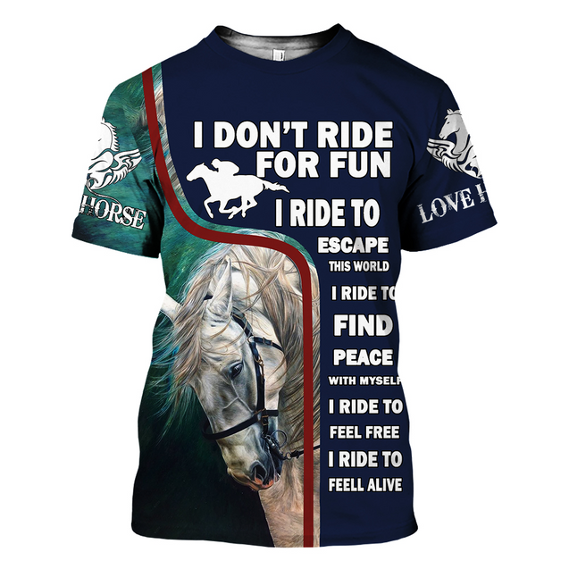 Horse Art 3D All Over Printed Clothes HR2-Apparel-NNK-T-Shirt-S-Vibe Cosy™