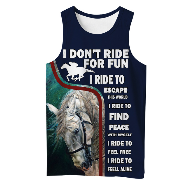 Horse Art 3D All Over Printed Clothes HR2-Apparel-NNK-Tank Top-S-Vibe Cosy™