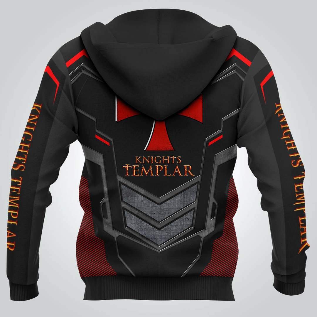 Knights Templar 3D Full Printing MP760-Apparel-MP-Hoodie-S-Vibe Cosy™