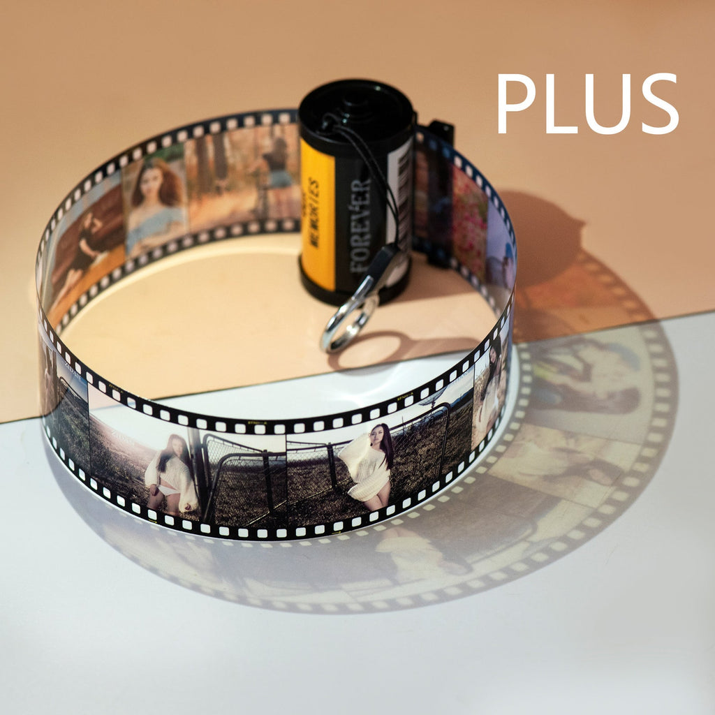 15 Photos Keychain Film PLUS ,Keyring Film Roll PLUS, Photo Film Album