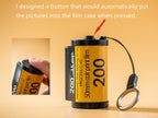 15 Photos Keychain Film PLUS ,Keyring Film Roll PLUS, Photo Film Album
