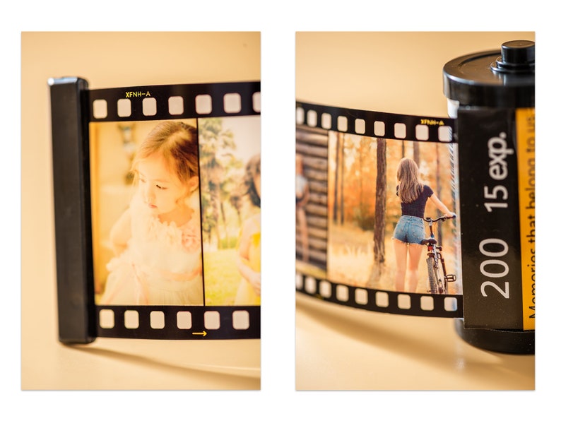15 Photos Keychain Film PLUS ,Keyring Film Roll PLUS, Photo Film Album