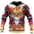 Merry Christmas - Deer Hunting 3D All Over Printed Shirts