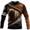 All Over Printed Bear Hoodie MEI09302002-MEI