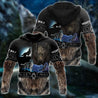 All Over Printed Viking Mighty Wolf Hoodie MEI09152005-MEI