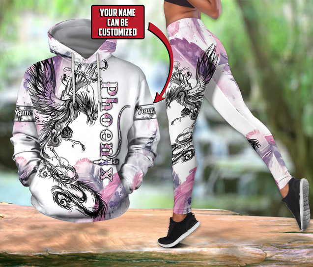 Beautiful Phoenix Combo Hoodie + Legging JJW05102003