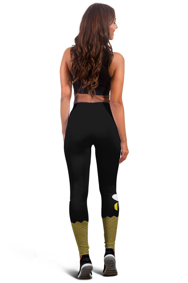 3D All Over Print Bee Legging-Apparel-Phaethon-Legging-S-Vibe Cosy™