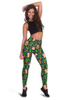 All Over Printing Scarlet Hedgehog And Cactus Hoodie Dress-Apparel-Phaethon-Legging-XS-Vibe Cosy™