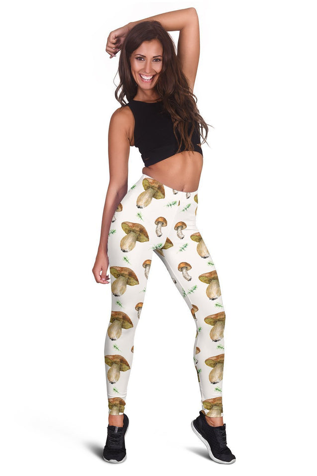 All Over Printing Mushroom Hoodie Dress-Apparel-Phaethon-Legging-XS-Vibe Cosy™