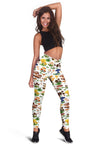 All Over Printing Many Mushroom Hoodie Dress-Apparel-Phaethon-Legging-XS-Vibe Cosy™