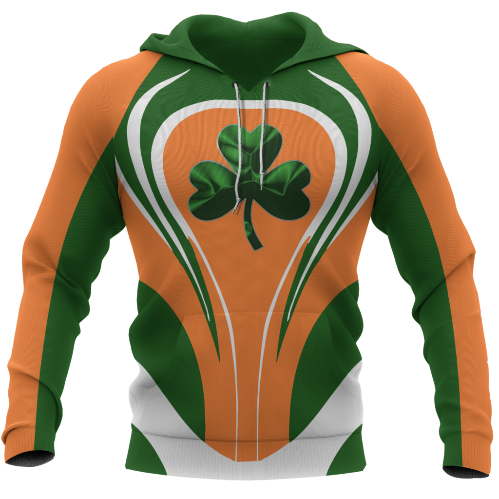 Ireland Flag Hoodie Cannon Style PL-Apparel-PL8386-Hoodie-S-Vibe Cosy™