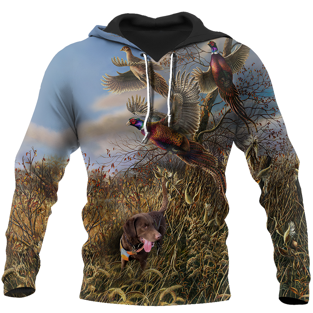 Pheasant Hunting 3D All Over Printed Shirts JJ060303-Apparel-MP-Hoodie-S-Vibe Cosy™