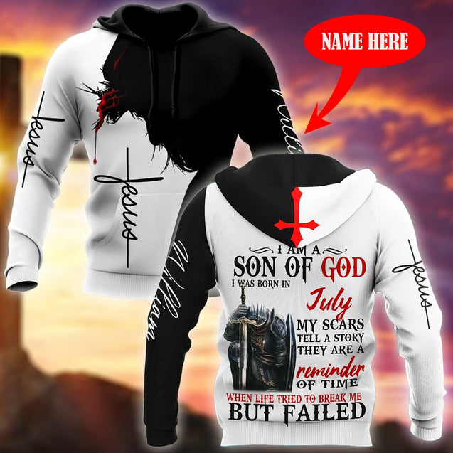 July Guy - Son of God Custome Name 3D All Over Printed Shirts For Men and Women MH141120S7