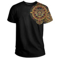 Mexico Aztec Sun Stone Tattoo-Apparel-HP Arts-T-Shirt-S-Vibe Cosy™
