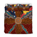 Aboriginal Australia Concentric lines Indigenous Painting Art Bedding Set