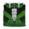 Taiaha Toa Taua Maori Warrior Silver Fern Bedding Set