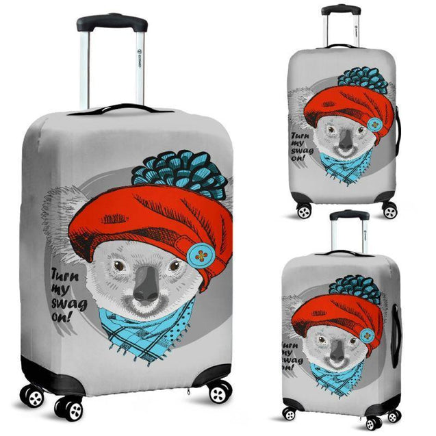 KOALA 02 LUGGAGE COVER - BN02-LUGGAGE COVERS-HP Arts-Luggage Covers - Koala 02-Small 18-22 in / 45-55 cm-Vibe Cosy™