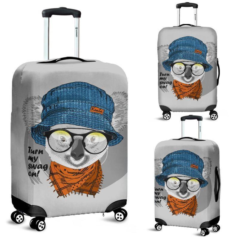 KOALA 04 LUGGAGE COVER - BN02-LUGGAGE COVERS-HP Arts-Luggage Covers - Koala 04-Small 18-22 in / 45-55 cm-Vibe Cosy™