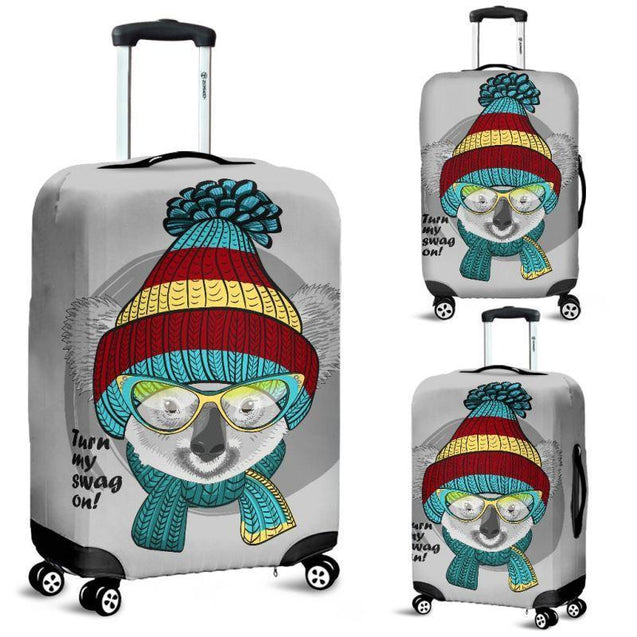 KOALA 07 LUGGAGE COVER - BN02-LUGGAGE COVERS-HP Arts-Luggage Covers - Koala 07-Small 18-22 in / 45-55 cm-Vibe Cosy™