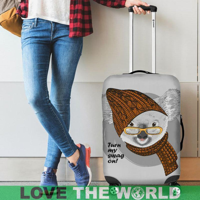 KOALA 08 LUGGAGE COVER - BN02-LUGGAGE COVERS-HP Arts-Luggage Covers - Koala 08-Small 18-22 in / 45-55 cm-Vibe Cosy™