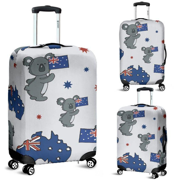 KOALA 16 LUGGAGE COVER - BN02-LUGGAGE COVERS-HP Arts-Luggage Covers - Koala 16-Small 18-22 in / 45-55 cm-Vibe Cosy™