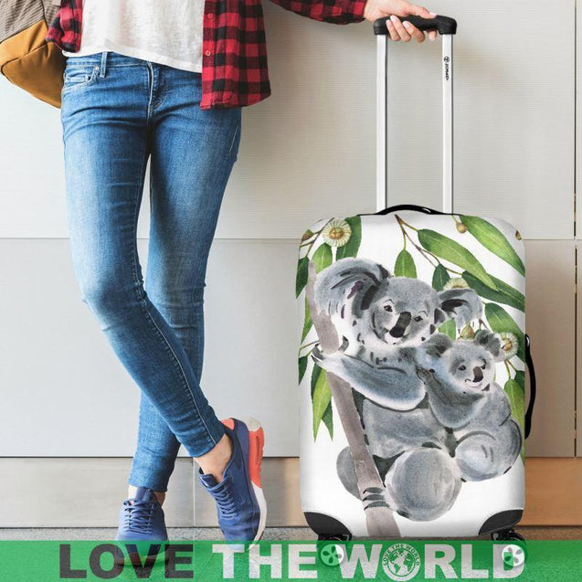 KOALA AUSTRALIA 4 LUGGAGE COVER H5-LUGGAGE COVERS-HP Arts-Luggage Covers - KOALA AUSTRALIA 4 LUGGAGE COVER D5-Small 18-22 in / 45-55 cm-Vibe Cosy™