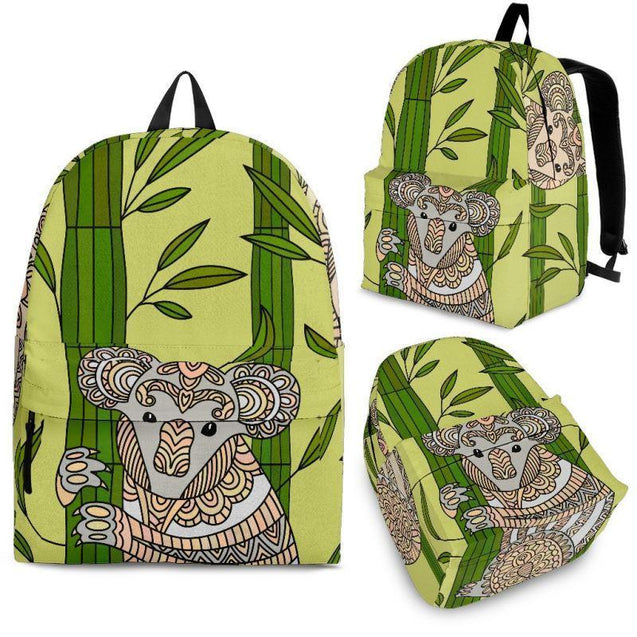 KOALA BACKPACK Q1-BACKPACKS-HP Arts-Backpack - Black - KOALA BACKPACK Q1-Adult (Ages 13+)-Vibe Cosy™