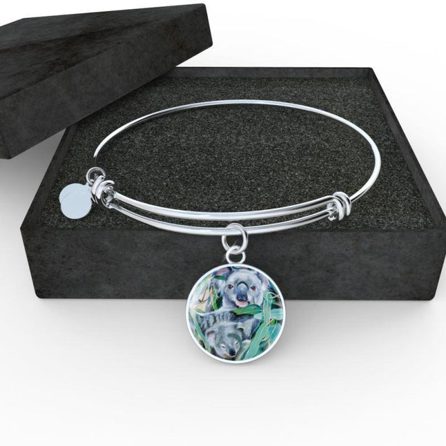 Koala Bangle - BN-BANGLES-HP Arts-Bangle-Bracelet adjustable-Vibe Cosy™