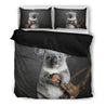 Australia bedding set- Koala HM1-BEDDING SETS-HP Arts-Bedding Set - Black - KOALA BEDDING SET-Twin-Vibe Cosy™