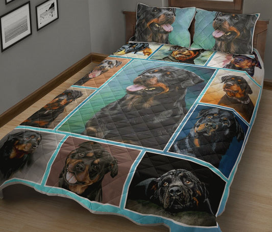 Rottweiler Lovers Quilt Bedding DL20292006S