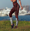 New Zealand Maori Fern Red Edition High Waist Leggings NVD-Apparel-Dung Van-Legging-S-Vibe Cosy™