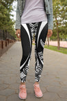 New Zealand Maori Pattern Leggings-Apparel-HD09-Legging-S-Vibe Cosy™