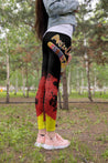 Australia Red Black Animals Pattern Legging-Apparel-HD09-Legging-S-Vibe Cosy™