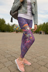3D All Over Print Mushroom Underwater Legging-Apparel-NTH-Legging-S-Vibe Cosy™