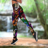 German shepherd colorful legging + hollow tank combo JJW16092003S