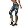 Walleye fishing gear blue Tattoo camo Combo Legging + Tank TR240301-Apparel-Huyencass-S-No Tank-Vibe Cosy™