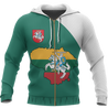 Lithuania Map Special Pullover Hoodie-Apparel-Phaethon-Zipped Hoodie-S-Vibe Cosy™