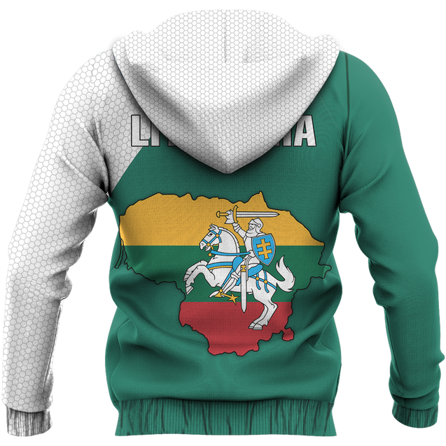 Lithuania Map Special Pullover Hoodie-Apparel-Phaethon-Hoodie-S-Vibe Cosy™