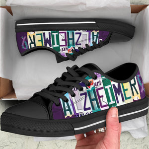 Alzheimer warrior low top shoes AM082008