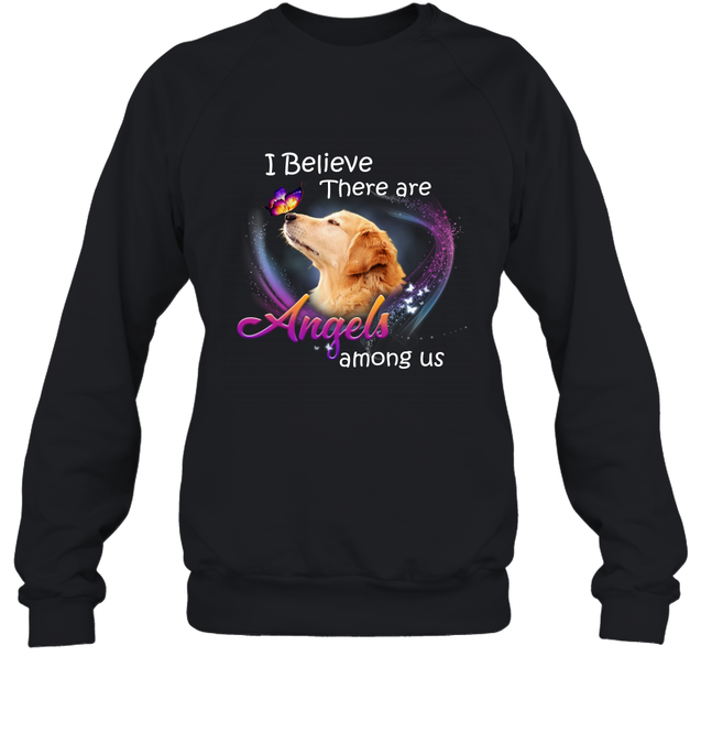 Pi281203 Golden Retriever-Apparel-Amsbk-Sweatshirt-Black-S-Vibe Cosy™