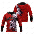 Mexico Aztec Warrior 3D All Over Printed Shirts For Men and Women TA062303-Apparel-TA-Zipped Hoodie-S-Vibe Cosy™